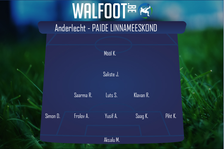 Composition Paide Linnameeskond | Anderlecht - Paide Linnameeskond (11/08/2022)