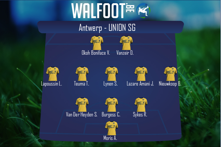 Composition Union SG | Antwerp - Union SG (31/08/2022)