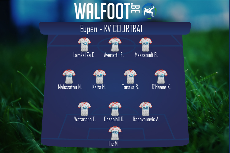 Composition KV Courtrai | Eupen - KV Courtrai (03/09/2022)
