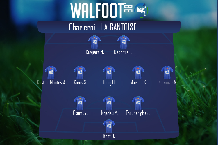 Composition La Gantoise | Charleroi - La Gantoise (04/09/2022)