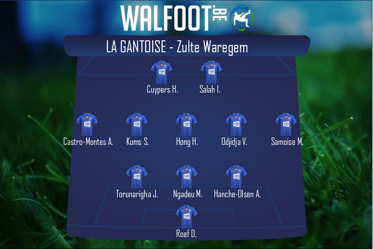 Composition La Gantoise | La Gantoise - Zulte Waregem (11/09/2022)