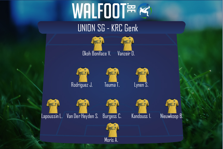 Composition Union SG | Union SG - KRC Genk (11/09/2022)
