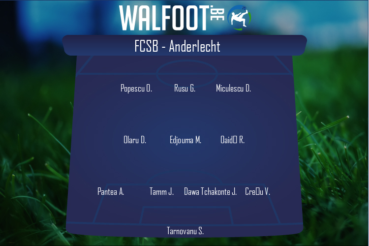 Composition FCSB | FCSB - Anderlecht (15/09/2022)