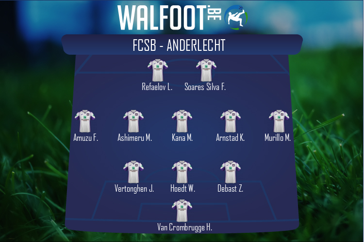 Composition Anderlecht | FCSB - Anderlecht (15/09/2022)