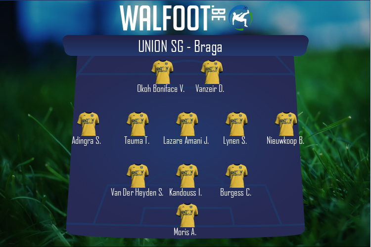 Composition Union SG | Union SG - Braga (13/10/2022)