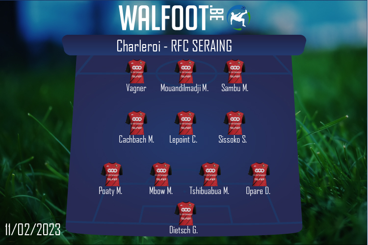 Composition RFC Seraing | Charleroi - RFC Seraing (11/02/2023)