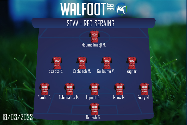 Composition RFC Seraing | STVV - RFC Seraing (18/03/2023)