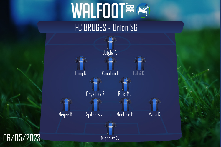 Composition FC Bruges | FC Bruges - Union SG (06/05/2023)