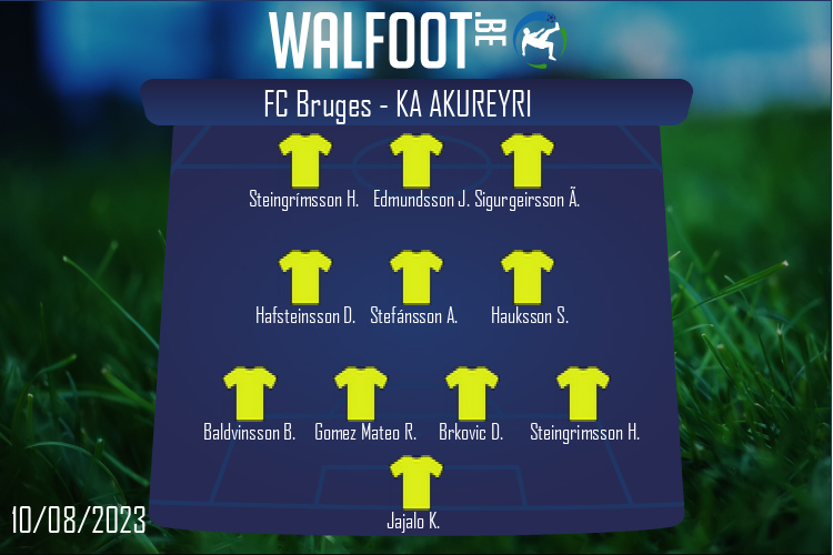 KA Akureyri (FC Bruges - KA Akureyri)
