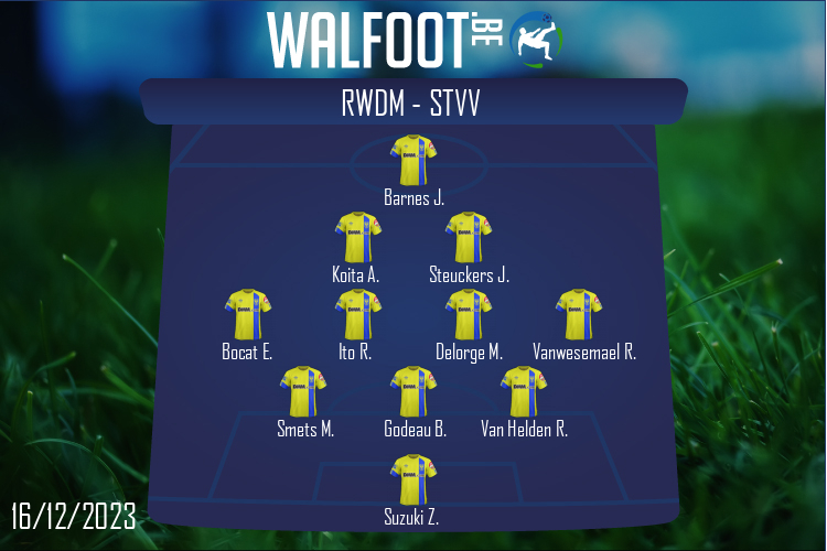 Composition STVV | RWDM Brussels - STVV (16/12/2023)