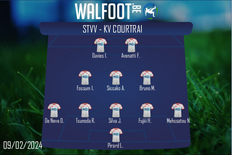 Composition KV Courtrai | STVV - KV Courtrai (09/02/2024)