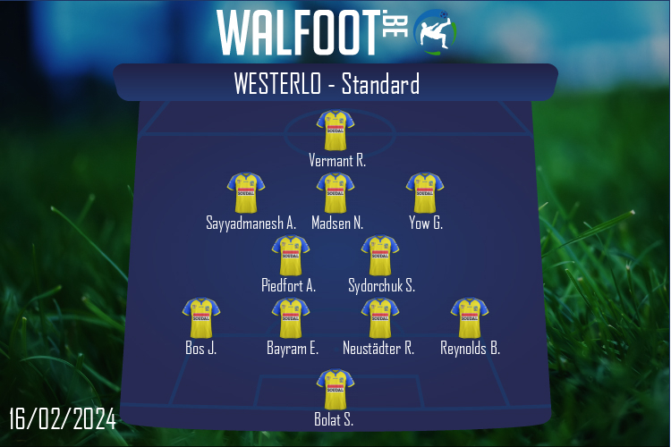 Composition Westerlo | Westerlo - Standard (16/02/2024)