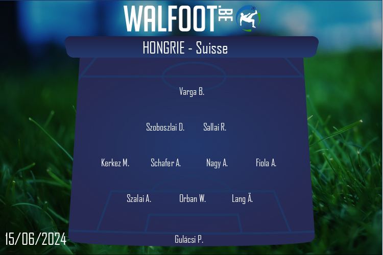 Composition Hongrie | Hongrie - Suisse (15/06/2024)
