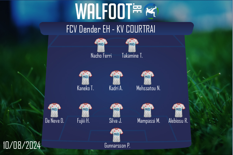 Composition KV Courtrai | FCV Dender EH - KV Courtrai (10/08/2024)