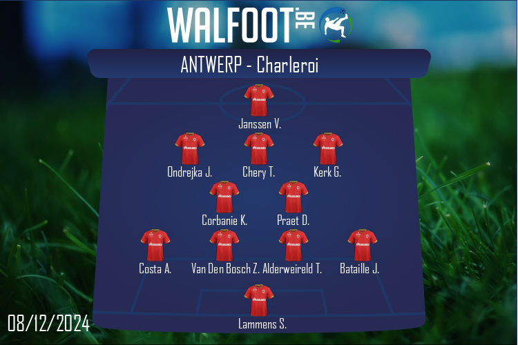 Composition Antwerp | Antwerp - Charleroi (08/12/2024)
