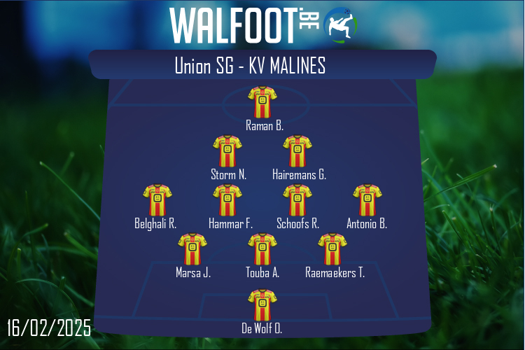 Composition KV Malines | Union SG - KV Malines (16/02/2025)