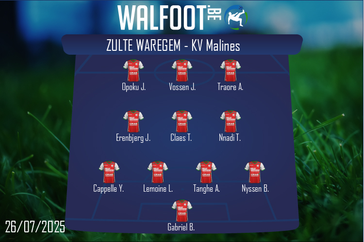 Zulte Waregem (Zulte Waregem - KV Malines)