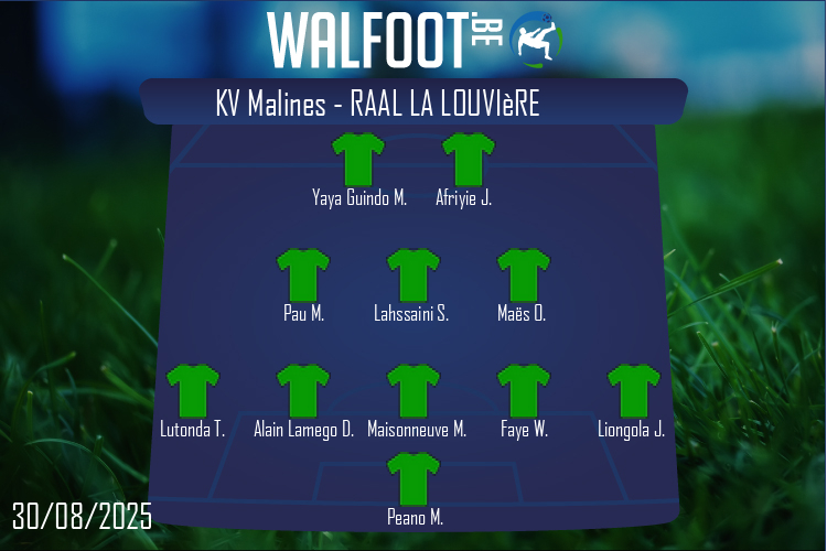 RAAL La Louvière (KV Malines - RAAL La Louvière)