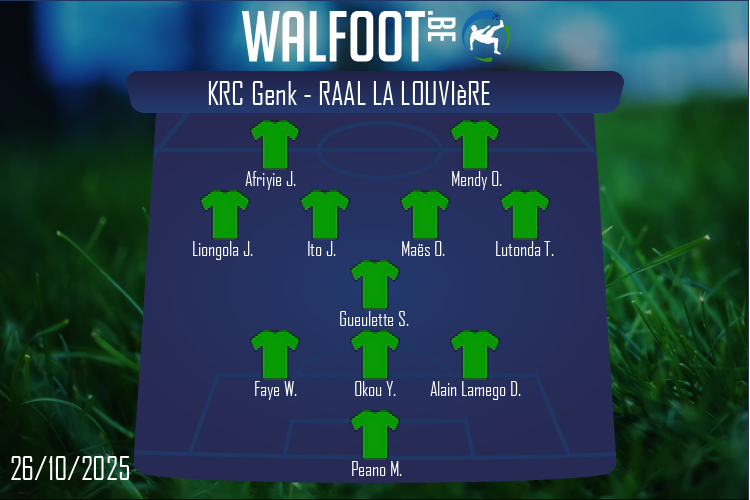 RAAL La Louvière (KRC Genk - RAAL La Louvière)