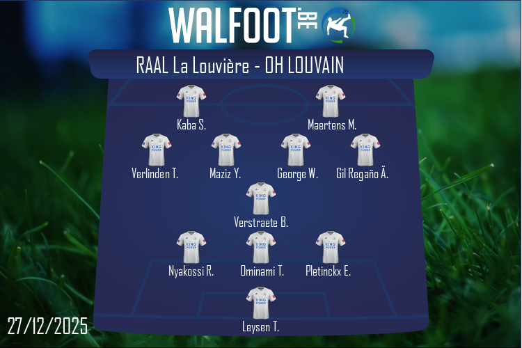 OH Louvain (RAAL La Louvière - OH Louvain)