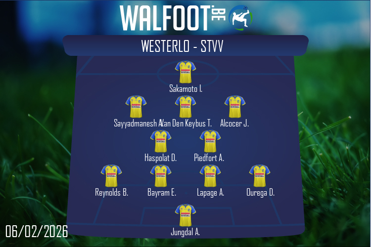 Composition Westerlo | Westerlo - STVV (06/02/2026)
