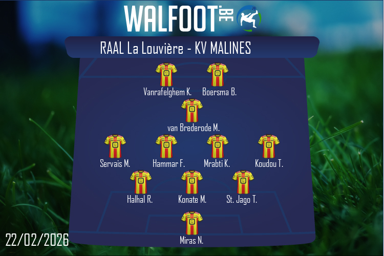 KV Malines (RAAL La Louvière - KV Malines)