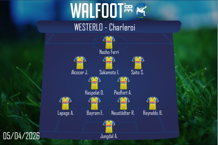 Composition Westerlo | Westerlo - Charleroi (05/04/2026)