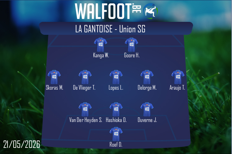 Composition La Gantoise | La Gantoise - Union SG (21/05/2026)