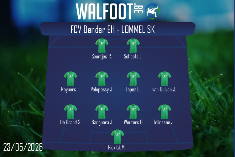 Composition Lommel SK | FCV Dender EH - Lommel SK (23/05/2026)