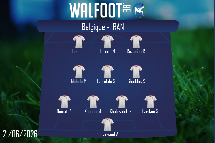 Iran (Belgique - Iran)