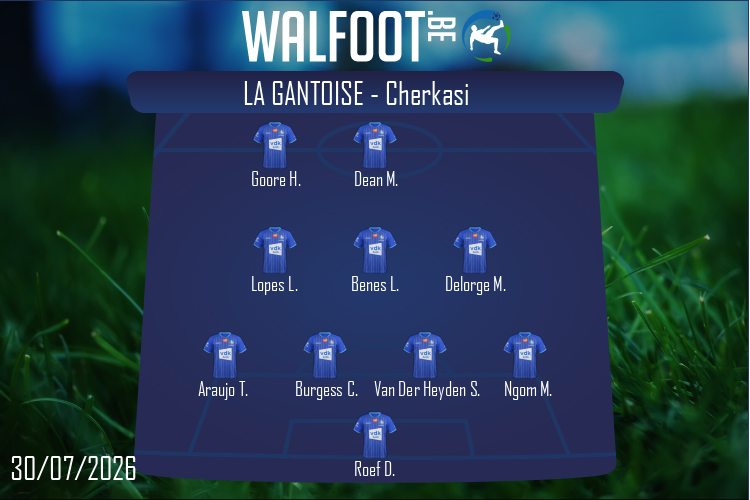 Composition La Gantoise | La Gantoise - Cherkasi (30/07/2026)