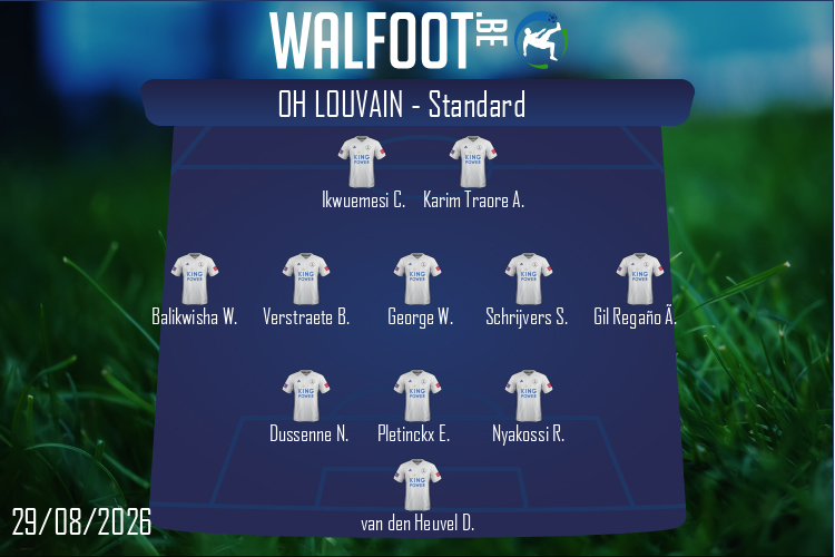 Composition OH Louvain | OH Louvain - Standard (29/08/2026)