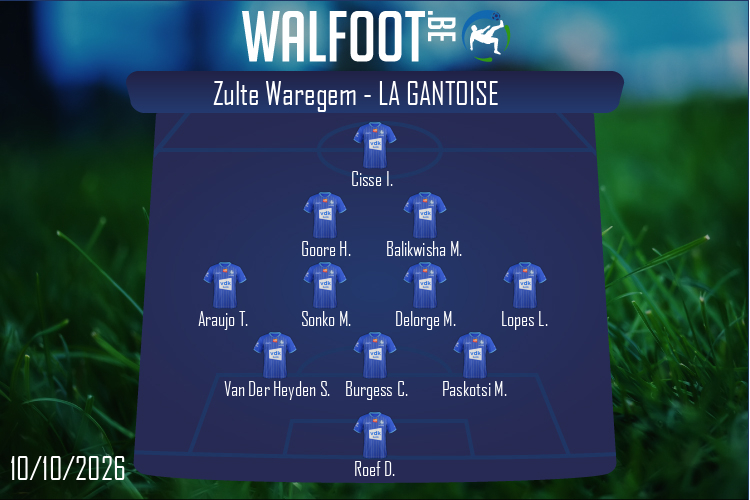 La Gantoise (Zulte Waregem - La Gantoise)