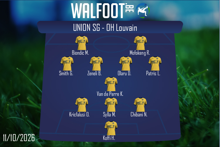 Composition Union SG | Union SG - OH Louvain (11/10/2026)