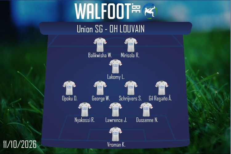 Composition OH Louvain | Union SG - OH Louvain (11/10/2026)