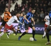 Le Club de Bruges ne parvient pas à s'imposer à Courtrai