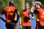 Quatre absents à l'entraînement des Diables Rouges, dont deux joueurs titulaires contre l'Iran