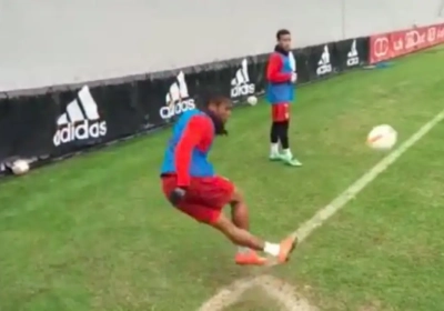 Les joueurs du Bayern s'exercent à la précision