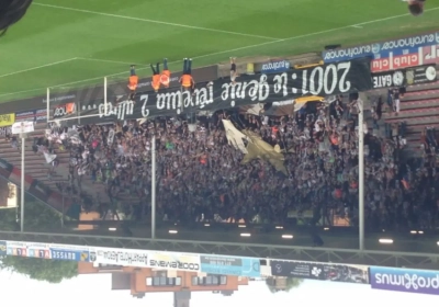 Splendide tifo à Charleroi : le Génie des Ultras est bien là (VIDEO)