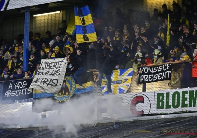 📷 Les supporters de l'Union se sont signalés au Stayen et ont retardé le coup d'envoi