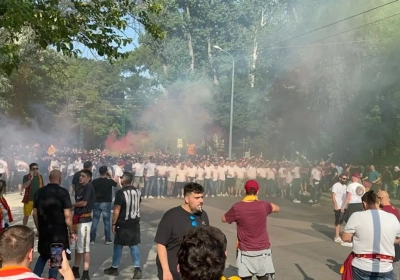 🎥 La grosse ambiance mise par les supporters de la Roma avant la finale d'Europa League