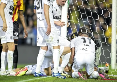 📷 Depuis l'hôpital, un joueur de Saint-Trond, victime d'un gros choc avec... le poteau, donne de ses nouvelles