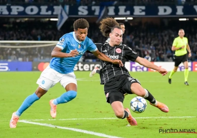 "On constate une évolution" : Arthur Theate et Francfort tiennent tête à un Napoli sans ses Diables