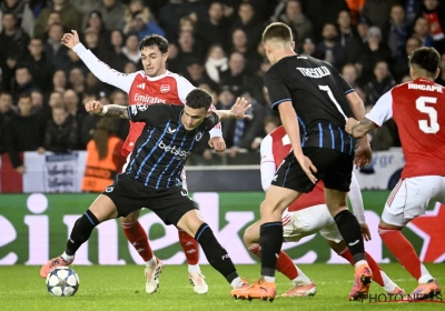 Pas d'exploit : le Club de Bruges s'incline logiquement face à Arsenal