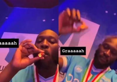 🎥 Cigare en bouche, Romelu Lukaku fête le titre de son équipe en Supercoupe d'Italie aux côtés de Noa Lang
