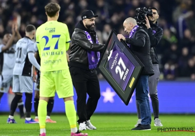 Anthony Vanden Borre était au Lotto Park... pour les adieux d'une autre icône du RSC Anderlecht 