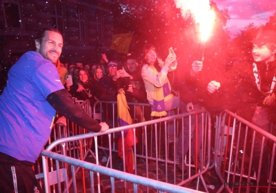 📷 La place Van Meenen s'en souviendra : les images des célébrations de l'Union avec ses supporters