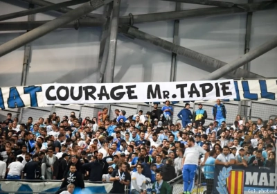 Les supporters de l'OM affichent leur soutien à Bernard Tapie