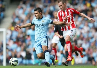 Emmené par Aguëro, City s'impose à Stoke