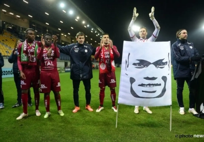 Les joueurs de Zulte remercient les fans d'Anderlecht
